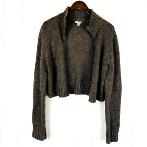 AE American Eagle Sweater Knit Cardigan Brown Size XL